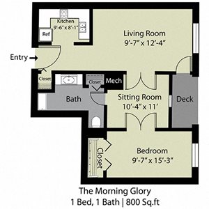 The Morning Glory - 1 Bed/1Bath